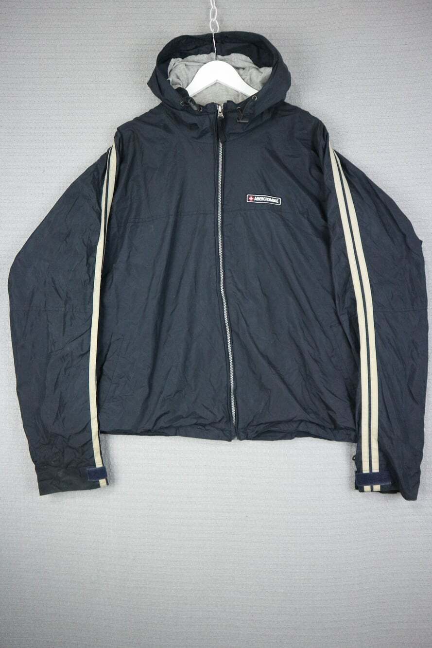 Abercrombie & Fitch Vintage Nylon Zip Up Jacket Y2K Large